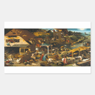 Pieter Bruegel the Elder - Netherlandish Proverbs Sticker