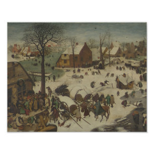 Pieter Bruegel the Elder - Numbering at Bethlehem Photo Print