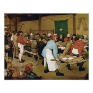 Pieter Bruegel the Elder - Peasant Wedding Photo Print