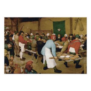 Pieter Bruegel the Elder - Peasant Wedding Photo Print