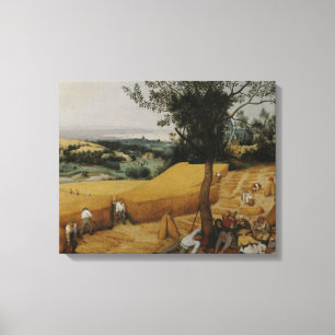 Pieter Bruegel the Elder - The Harvesters Canvas Print