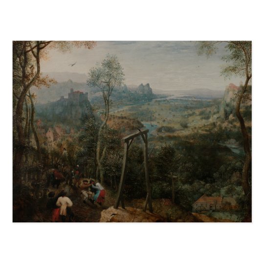 Pieter Bruegel the Elder-The Magpie on the Gallows Postcard