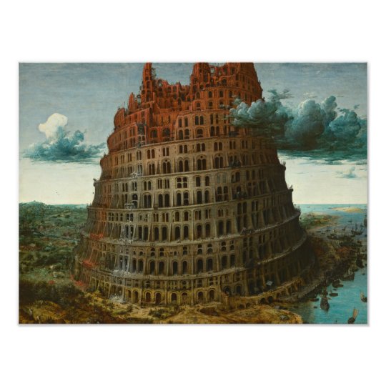 Pieter Bruegel the Elder - The Tower of Babel Photo Print