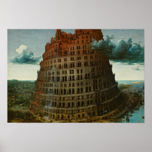 Pieter Bruegel the Elder - The Tower of Babel Poster