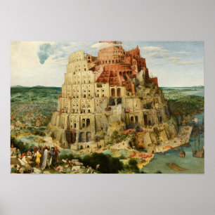 Pieter Bruegel the Elder - The Tower of Babel Poster
