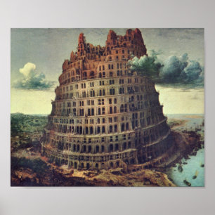 Pieter Bruegel-Tower of Babel Poster