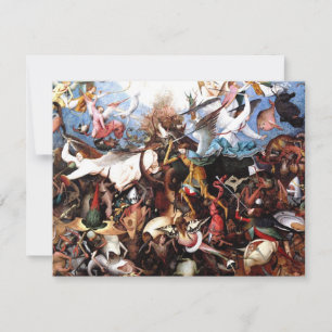 Pieter Bruegel's "The Fall Of The Rebel Angels" Invitation