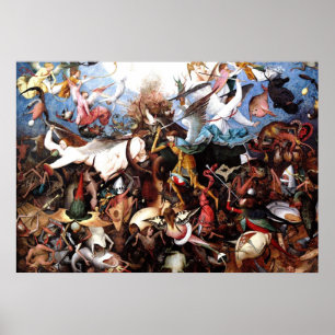 Pieter Bruegel's "The Fall Of The Rebel Angels" Poster