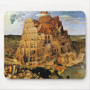 Pieter Bruegel's "The Tower of Babel" (circa 1563) Mouse Pad