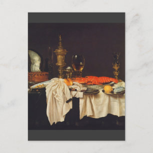 Pieter Claesz - Still life with a lobster Postcard