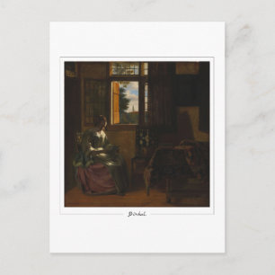 Pieter de Hooch #150 - Carte postale d'art fin