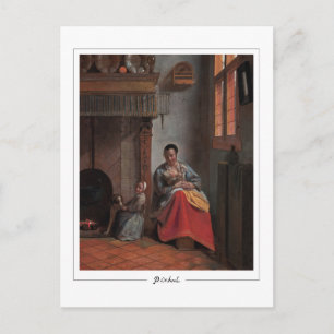 Pieter de Hooch #68 - Carte postale d'art fin