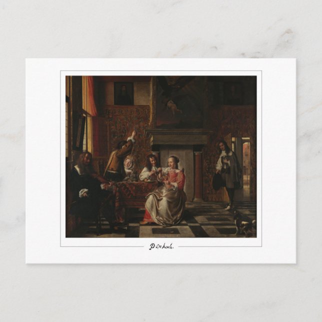 Pieter de Hooch #76 - Carte postale Art (Devant)