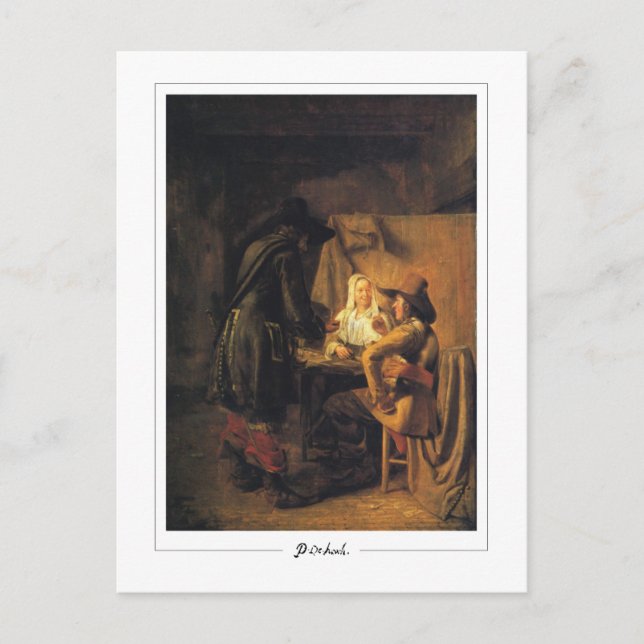 Pieter de Hooch #77 - Fine Art Postcard (Front)