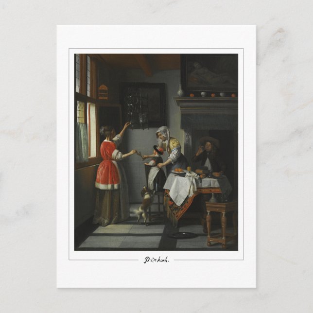 Pieter de Hooch #9 - Fine Art Postcard (Front)