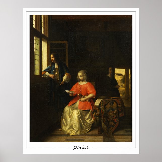 Pieter de Hooch Zedign Art Poster #117 (Front)