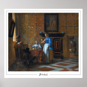 Pieter de Hooch Zedign Art Poster #19