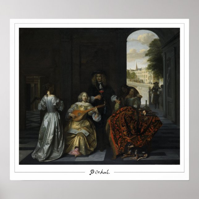 Pieter de Hooch Zedign Art Poster #74 (Front)