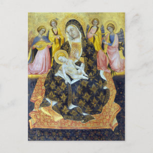 Pietro di Domenico da Montepulciano Madonna Postcard