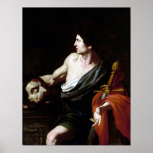 Pietro Novelli David with the Head of Goliath Poster