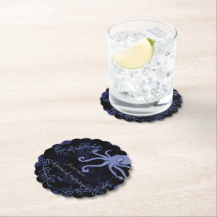 pieuvre paper coaster