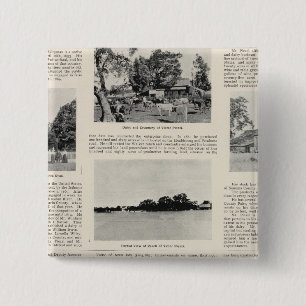Piezzi Ranch, Harris Vineyard, California 2 Inch Square Button