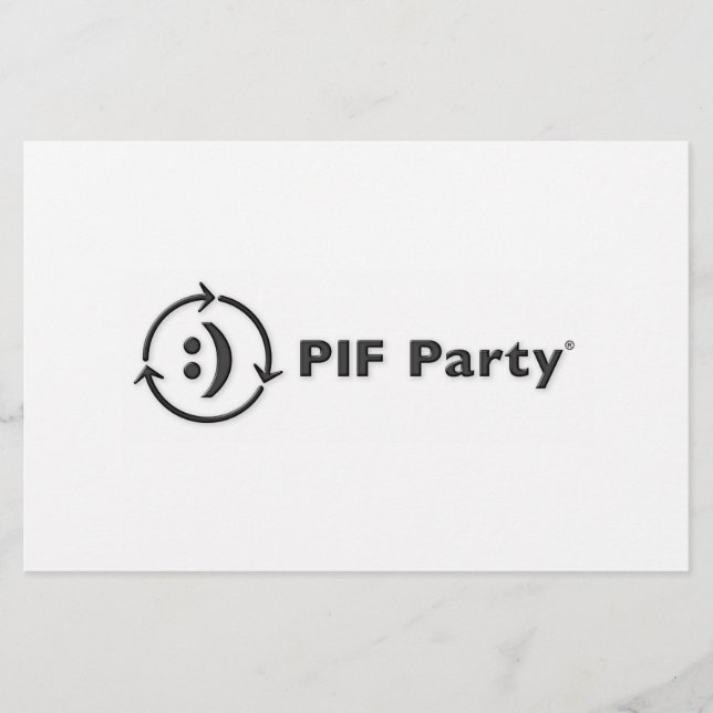 PIF Party Note Cards (Front)