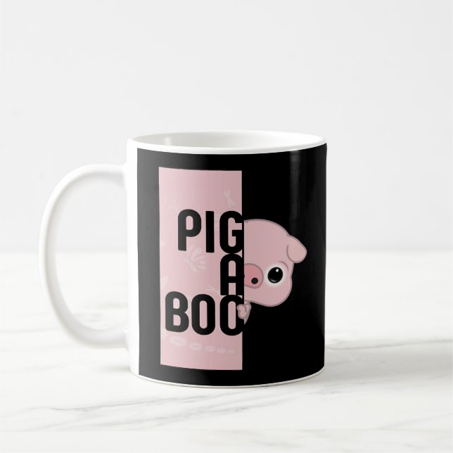 Pig A Boo Coffee Mug (Left)