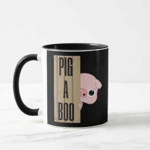 Pig A Boo Fence Mug