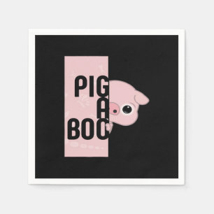 Pig A Boo Napkin