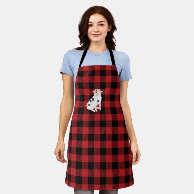Pig Allover Apron (Worn)