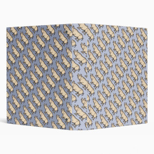 Pig Antique Piggy Cute Vintage Illustration Binder