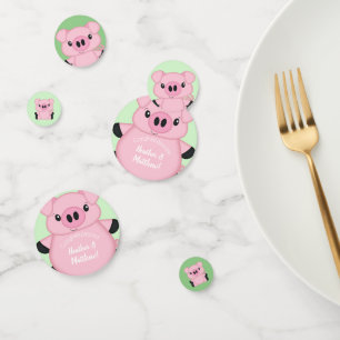 Pig Baby Shower Farm Confetti