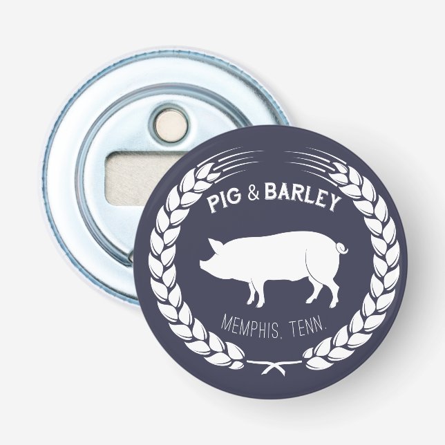 Pig & Barley Bottle Opener (Front)