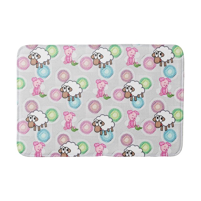Pig Bathroom Bathmat (Front)
