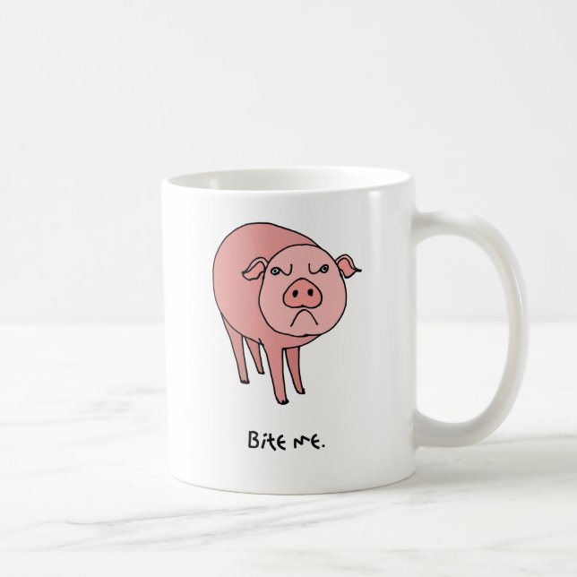 Pig Bite Me Mug (Right)