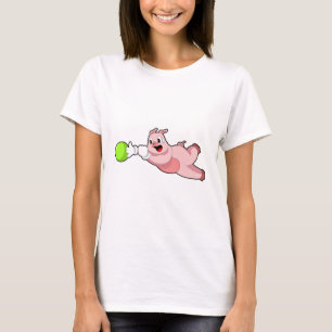 Pig Bowling Bowling ball T-Shirt