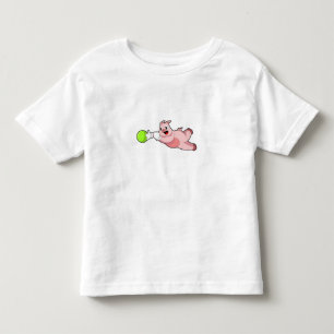 Pig Bowling Bowling ball Toddler T-shirt