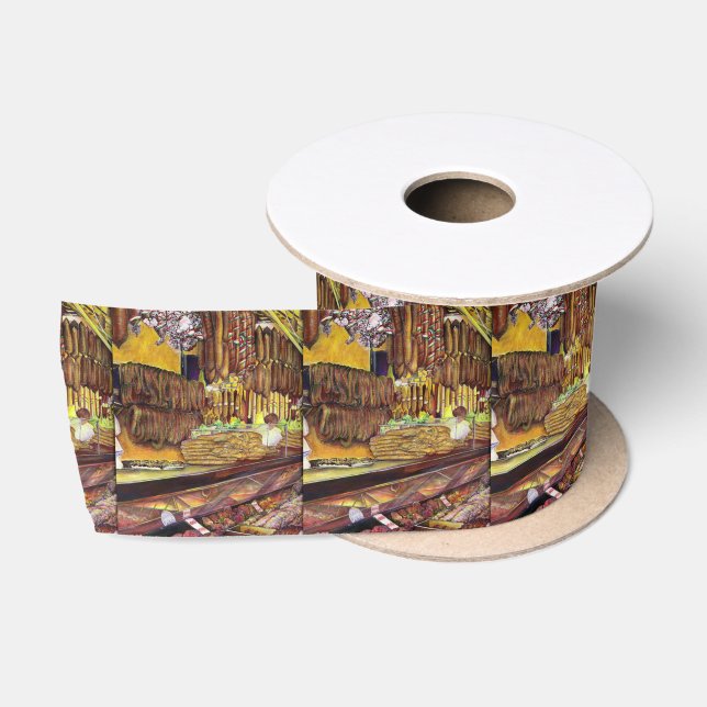 Pig, Budapest Satin Ribbon (Spool)
