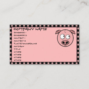 Pig Business Cards