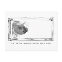 "Pig" by Pig. Unsigned. Mud on Wall