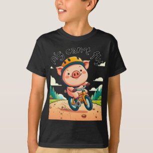 Pig Can't Fly. T-Shirt