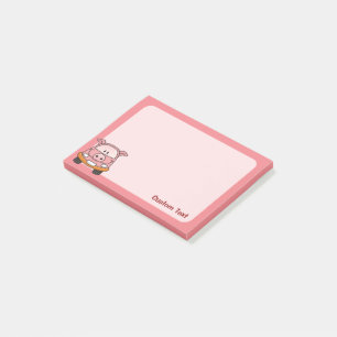 Pig Cartoon Car Post-it Notes