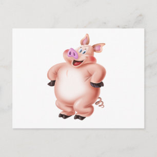 Pig, cerdo, porco, Schwein, cochon Postcard