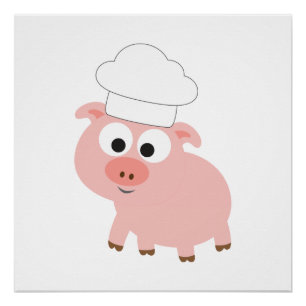 Pig Chef Poster