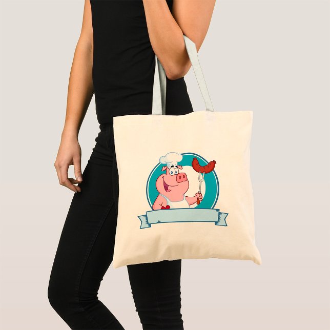 Pig Chef Tote Bag (Creator Uploaded)