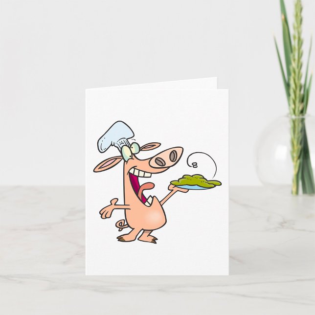 Pig Chef With Food Card (Creator Uploaded)