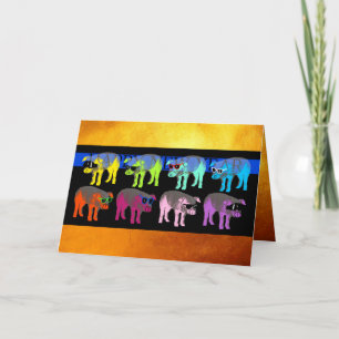 Pig Chinese New Year 2019 Pop Greeting card