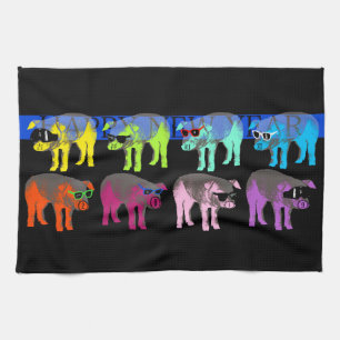 Pig Chinese New Year 2019 Pop H Kitchen Towel