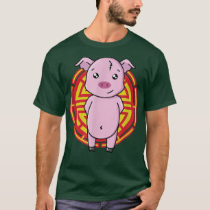 Pig Chinese Star Sign (Earth Branch) T-Shirt